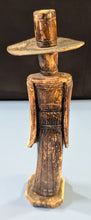 Load image into Gallery viewer, Hand Carved Wood Figurine - Man in Hat - Folk Art
