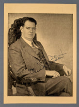 Load image into Gallery viewer, Vintage Portrait Photo of Oliver T. Hudson – Signed Sepia Print – 1920s-30s
