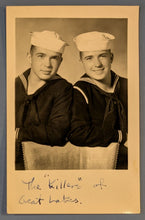 Load image into Gallery viewer, Vintage RPPC Photo Navy Sailors "The Killers" Great Lakes Military
