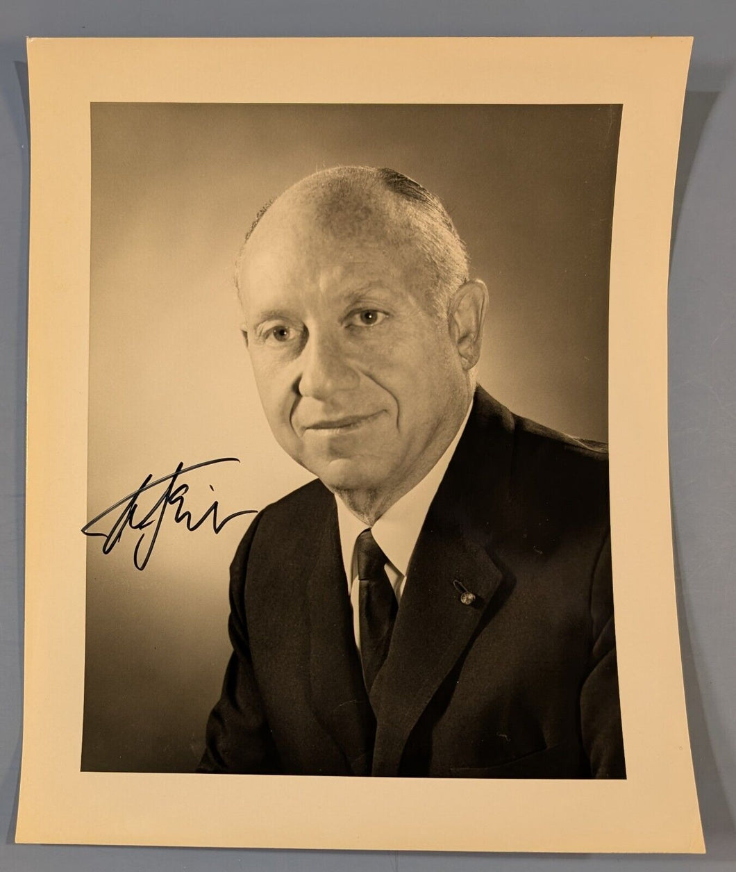 Senator Jacob Javits Signed Photo Autograph NYC Politician