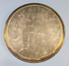 Load image into Gallery viewer, Vintage Reed &amp; Barton Silver Plate Round Tray Monogram JB
