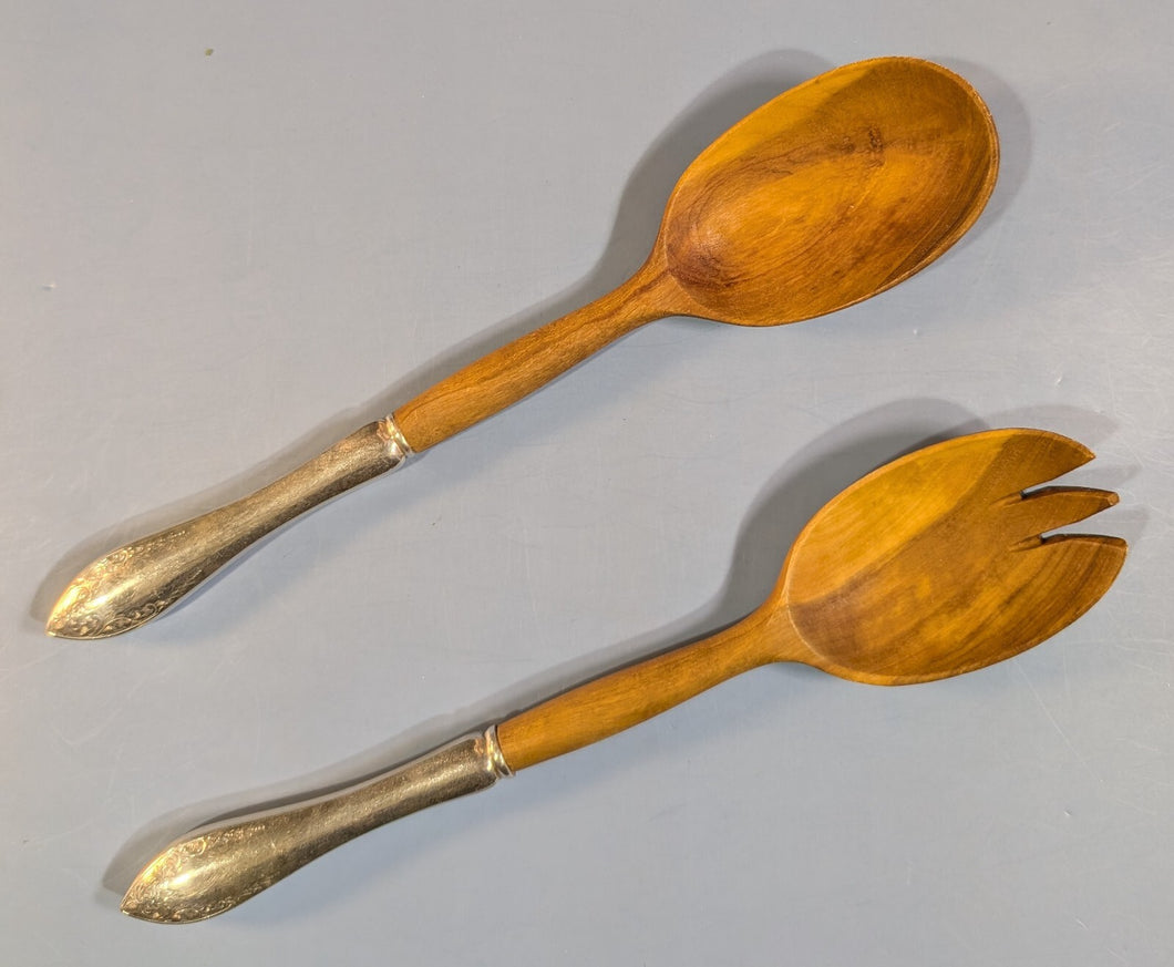 Birks Sterling Tudor Royal Salad Set