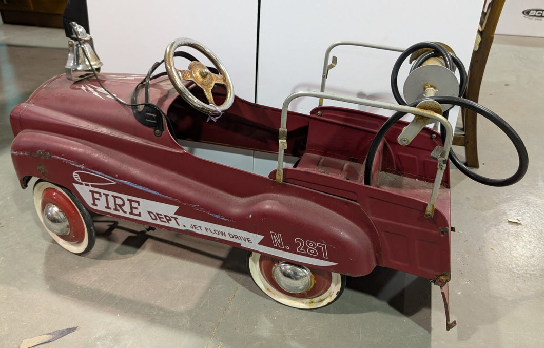 Vintage Fire Dept. Pedal Car - Jet Flow Drive No. 287