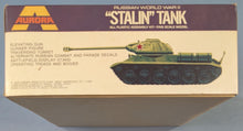 Load image into Gallery viewer, Vintage Aurora Russian WWII "Stalin" Tank 1/48 Model Kit
