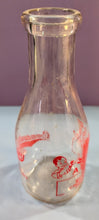 Load image into Gallery viewer, Vintage Glass Milk Bottle - Cream Buttermilk Chocolate Orangeade
