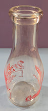 Load image into Gallery viewer, Vintage Glass Milk Bottle - Cream Buttermilk Chocolate Orangeade
