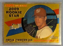 Load image into Gallery viewer, 2009 Topps Heritage Baseball Card - Jordan Zimmermann - CHR159 (B)
