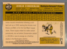 Load image into Gallery viewer, 2009 Topps Heritage Baseball Card - Jordan Zimmermann - CHR159 (B)
