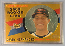 Load image into Gallery viewer, 2009 Topps Heritage Chrome Baseball Rookie Card - David Hernandez - CHR183
