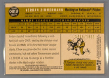 Load image into Gallery viewer, 2009 Topps Heritage Baseball Card - Jordan Zimmermann - CHR159
