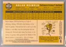 Load image into Gallery viewer, 2009 Topps Heritage Rookie Baseball Card - Nolan Reimold - CHR168
