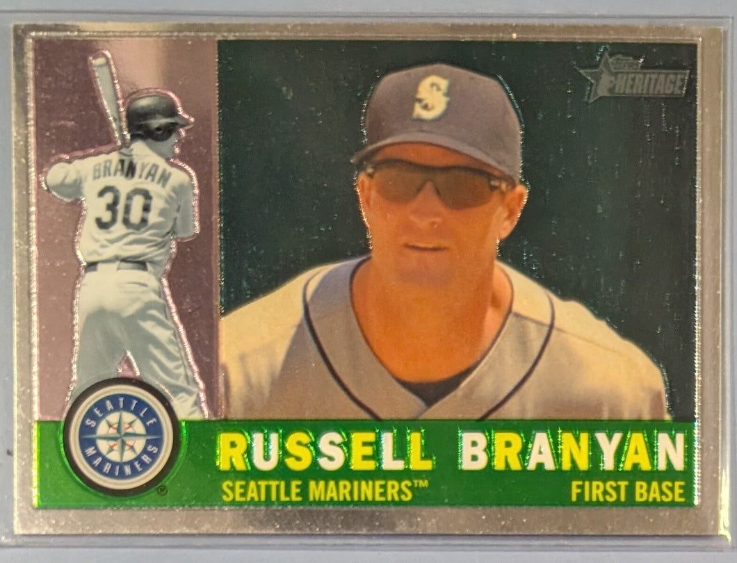 2009 Topps Heritage Chrome Card - Russell Branyan - CHR173 (B)