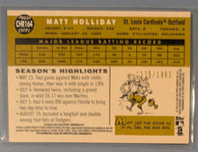 Load image into Gallery viewer, 2009 Topps Heritage Baseball Card - Matt Holliday - CHR164 (B)
