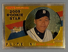Load image into Gallery viewer, 2009 Topps Heritage Chrome Baseball Rookie Card - Fu-Te Ni - CHR184 (B)
