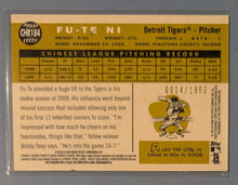 Load image into Gallery viewer, 2009 Topps Heritage Chrome Baseball Rookie Card - Fu-Te Ni - CHR184 (B)
