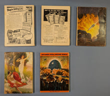 Load image into Gallery viewer, Lot 5 Sci-Fi Pulp Magazines Other Worlds &amp; Science Fiction Adventures 1950s
