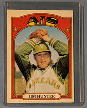 Load image into Gallery viewer, 1972 O-Pee-Chee Jim Catfish Hunter #330 Oakland Athletics OPC Baseball Card HOF
