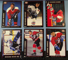 Load image into Gallery viewer, Lot of Vintage Cereal Promo Hockey Cards Cutout + 1 Cereal Box Panel
