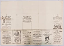 Load image into Gallery viewer, 1869 Traveler&#39;s Official Railway Guide Map of the United States and Canada
