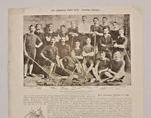 Load image into Gallery viewer, 1900s Article on Canada&#39;s National Game Champion Teams of 1886 Lacrosse
