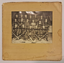 Load image into Gallery viewer, Vintage Hockey Team Cabinet Photo 13 1/2&quot; x 13&quot; with frame by Hinpley Studio
