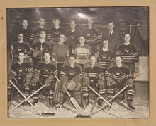 Load image into Gallery viewer, Vintage Hockey Team Cabinet Photo 13 1/2&quot; x 13&quot; with frame by Hinpley Studio
