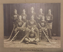 Load image into Gallery viewer, 1916 Pre School CPCU Hockey Team Cabinet Photo 18&quot; x 15&quot; with frame
