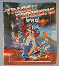 Load image into Gallery viewer, 1986 Panini The Transformers Figurine Sticker Album G1 Vintage
