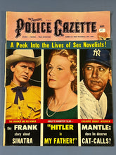 Load image into Gallery viewer, The National Police Gazette Magazine September 1958 - Sinatra, Hitler, Mantle
