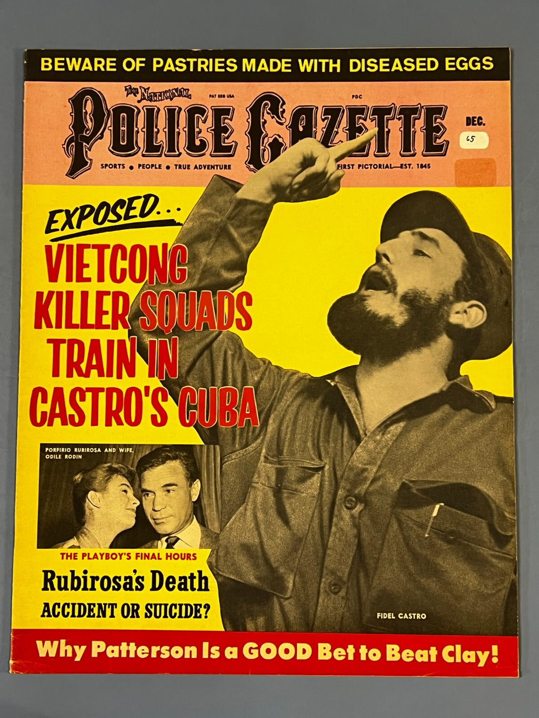 The National Police Gazette Dec 1965 Vietcong Killer Squads Castro's Cuba