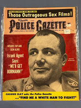Load image into Gallery viewer, National Police Gazette Magazine May 1965 Martin Bormann Cassius Clay
