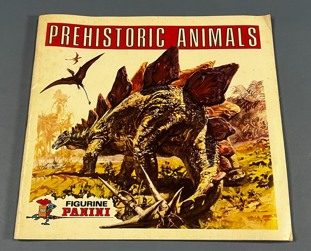 Prehistoric Animals Figurine Panini Sticker Book No Stickers