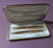 Load image into Gallery viewer, Vintage Cross Classic Century 10K Gold Filled Pen &amp; Pencil Set with Case
