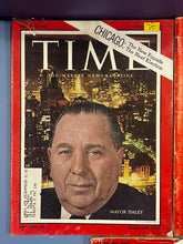 Load image into Gallery viewer, Lot of 5 Vintage TIME Magazines 1963-1965 Daley Pearson LBJ Rockefeller
