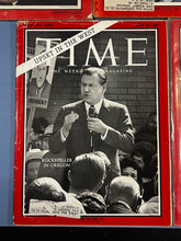 Load image into Gallery viewer, Lot of 5 Vintage TIME Magazines 1963-1965 Daley Pearson LBJ Rockefeller
