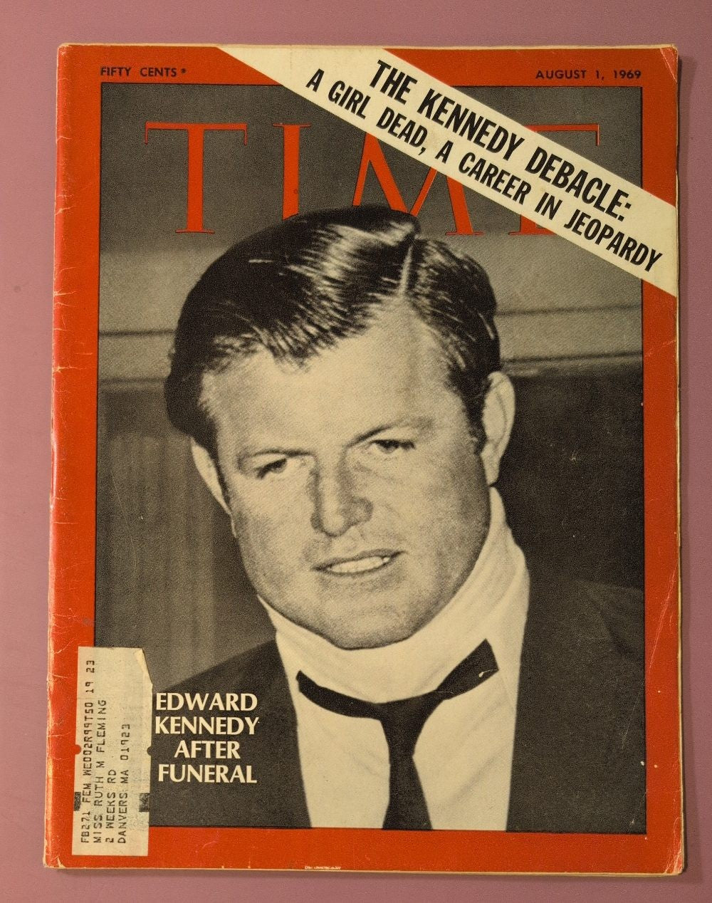 TIME Magazine August 1, 1969 - Edward Kennedy After Funeral, Kennedy Debacle
