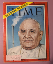 Load image into Gallery viewer, Time Magazine Nov 10 1958 Pope John XXIII Canadian Ed U.S. Election Winners
