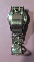 Load image into Gallery viewer, Men&#39;s Silver Tone Watch with Spinning Fan Turbine Design Dial
