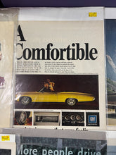 Load image into Gallery viewer, Lot of 10 Vintage Chevrolet &amp; GM Car Magazine Advertisements 1950s 1960s
