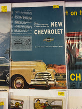 Load image into Gallery viewer, Lot of 10 Vintage Chevrolet &amp; GM Car Magazine Advertisements 1950s 1960s

