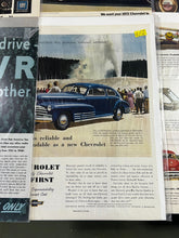 Load image into Gallery viewer, Lot of 10 Vintage Chevrolet &amp; GM Car Magazine Advertisements 1950s 1960s

