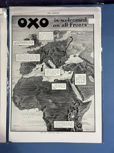 Load image into Gallery viewer, Vintage OXO Ads &quot;The Sphere&quot; Magazine 1914 &amp; 1917 WW1 Era Lot of 2
