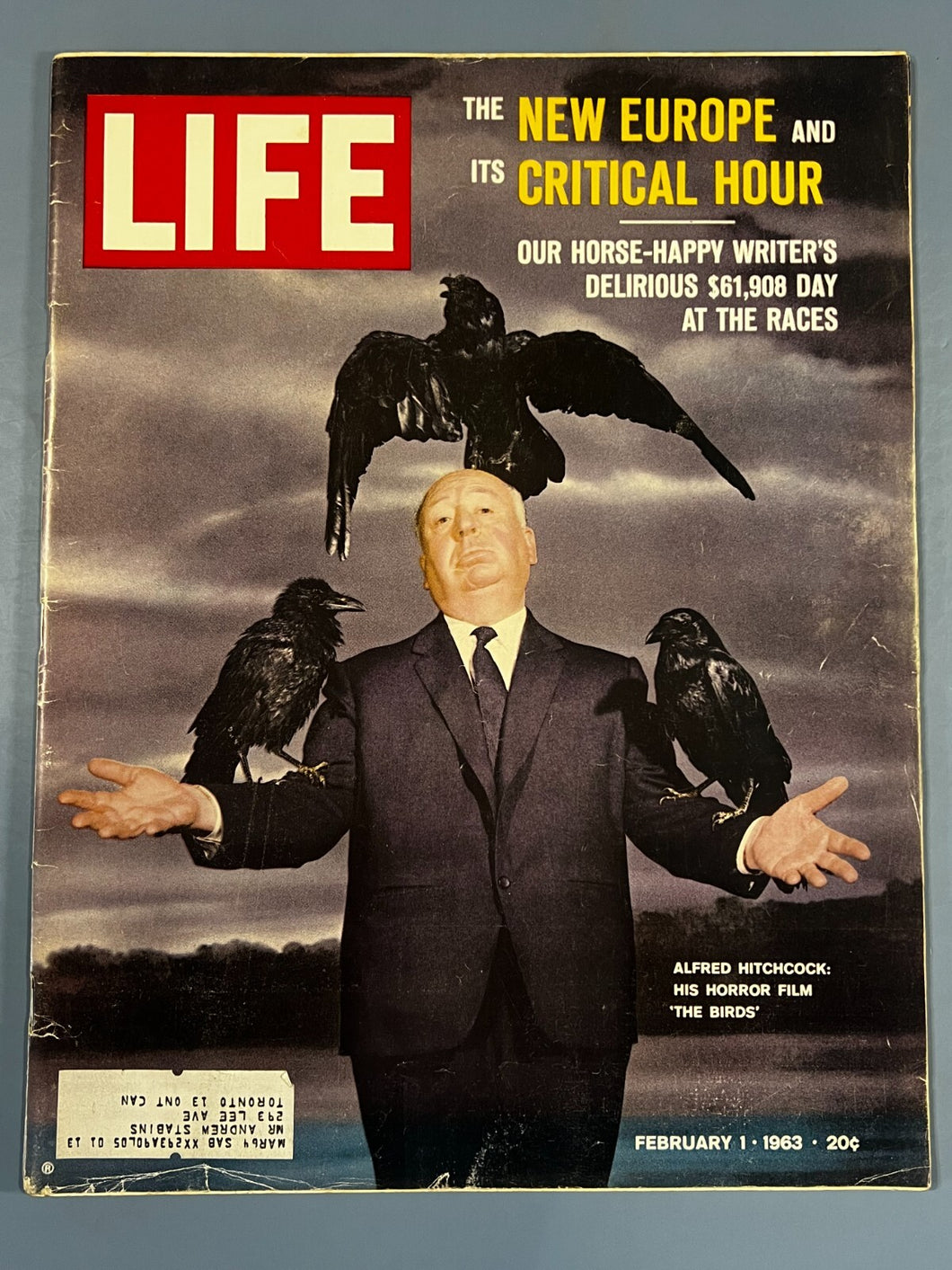 LIFE Magazine February 1 1963 Alfred Hitchcock 