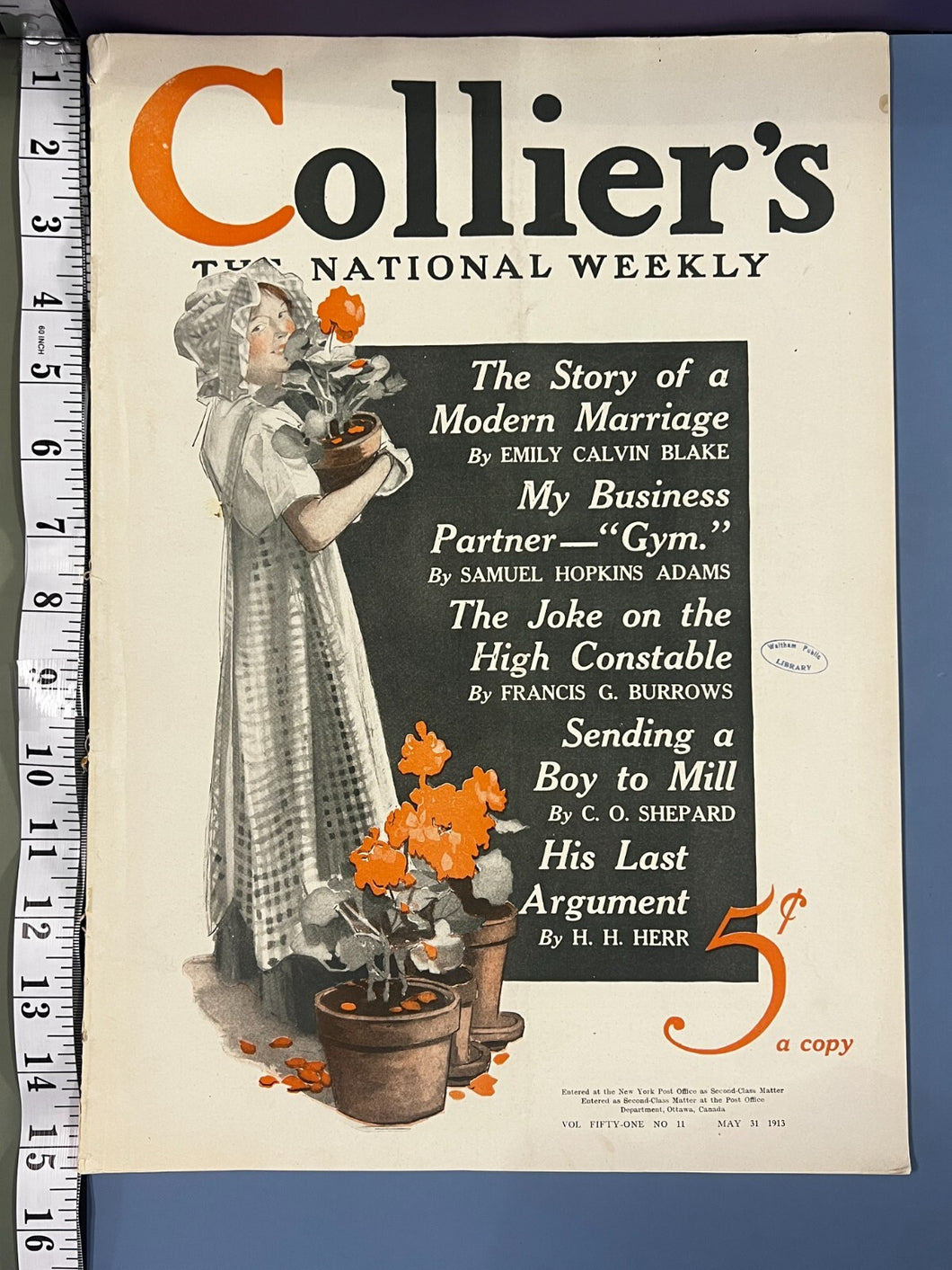 Collier's The National Weekly Magazine May 31 1913 Vol 51 No 11