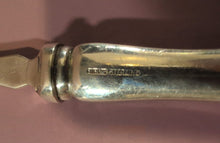 Load image into Gallery viewer, Birks Sterling Silver Ornate Handle Fluted Bowl Serving Spoon With Tudor Pattern
