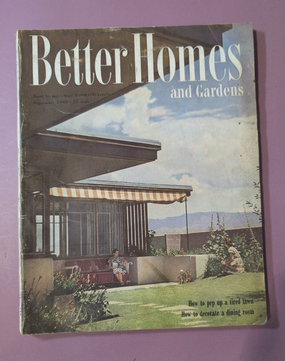 Better Homes and Gardens Magazine September 1948 Vintage Issue