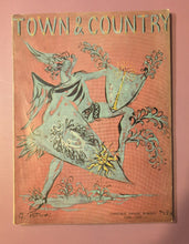 Load image into Gallery viewer, Town &amp; Country Magazine Christmas Annual Number 1943 G. Prestopino Cover
