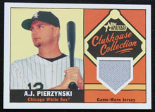 Load image into Gallery viewer, 2010 Topps Heritage Clubhouse Collection A.J. Pierzynski Relic Card
