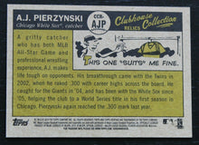 Load image into Gallery viewer, 2010 Topps Heritage Clubhouse Collection A.J. Pierzynski Relic Card
