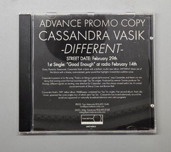 Cassandra Vasik – Different (2000, CD)